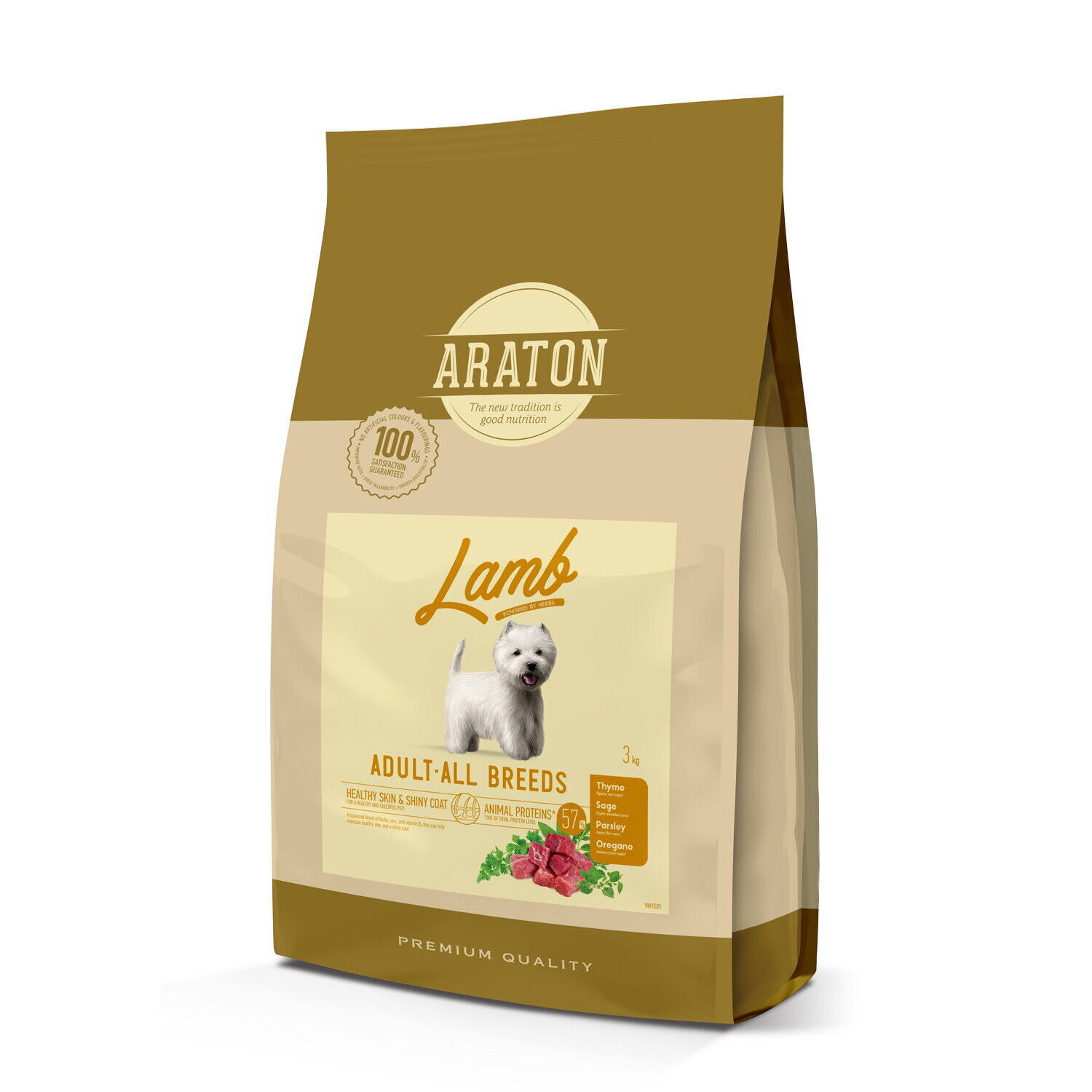 ARATON Dog Adult Lamb, 3kg