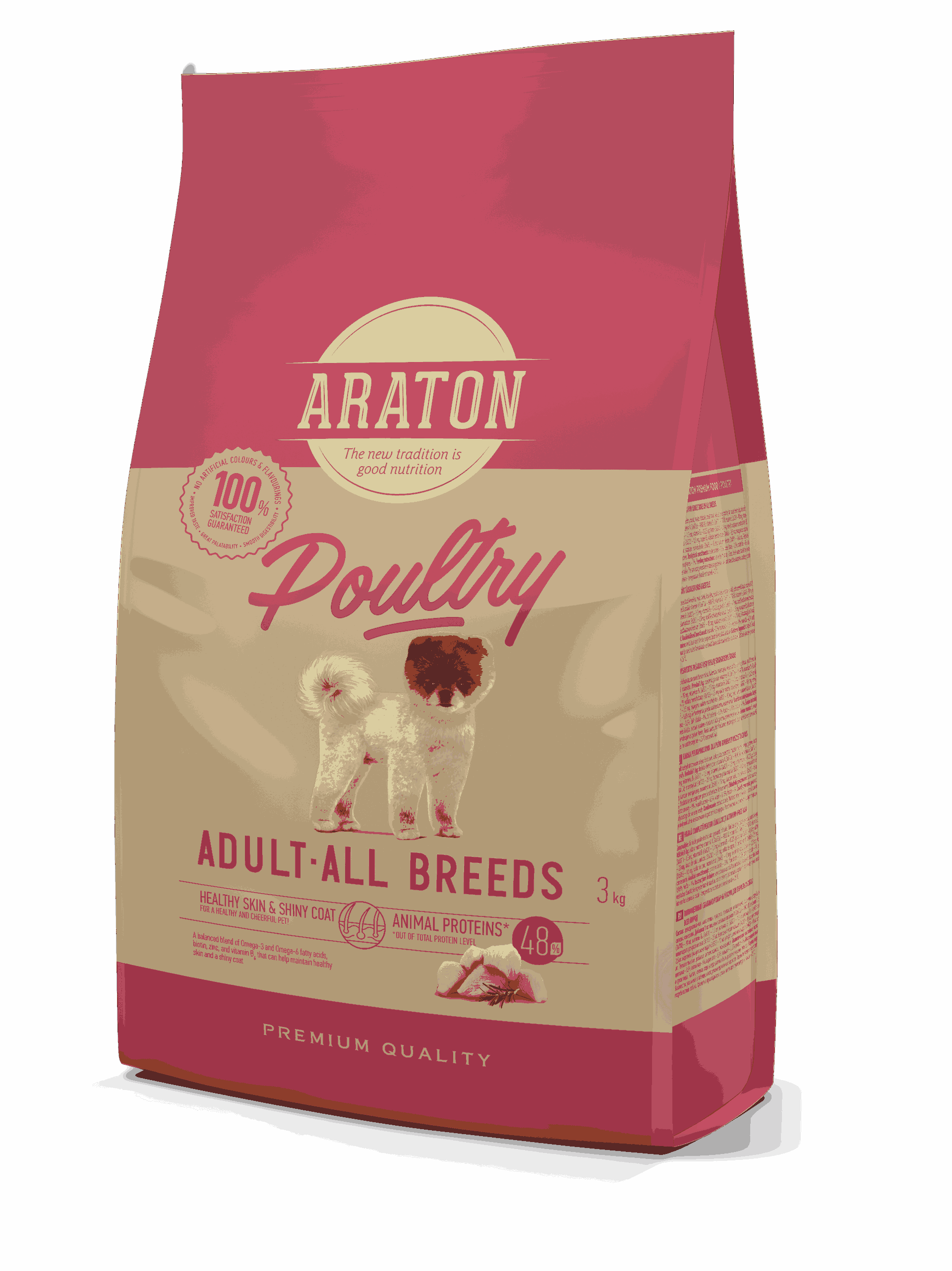 ARATON Dog Adult Poultry, 3kg